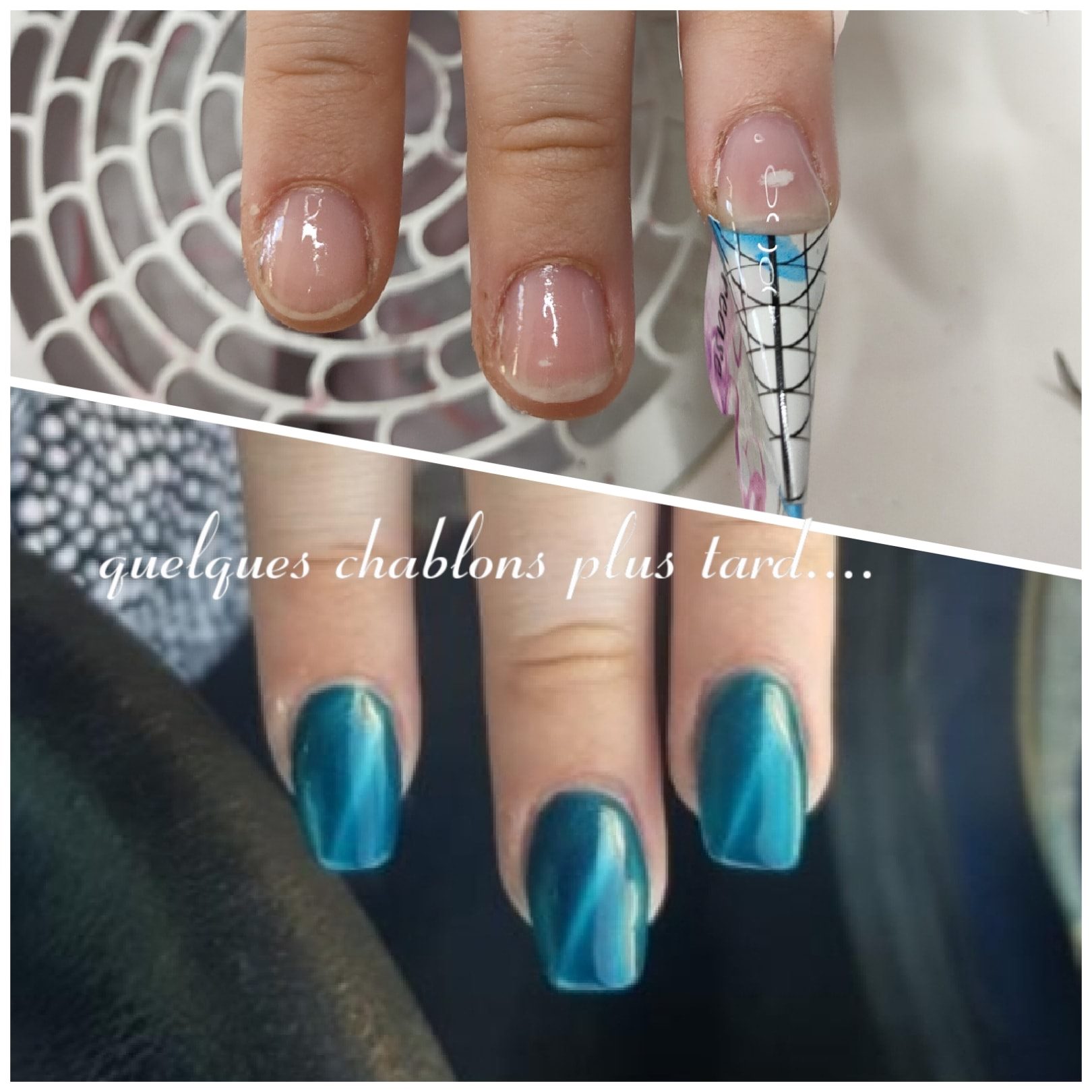 ongles chablon onglerie instantanails gel montpellier nail art